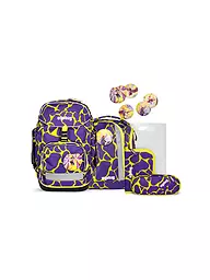 ERGOBAG | Set di zaini scolastici 6 pz. PACK Lumi - SuBärkraft | Lilla
