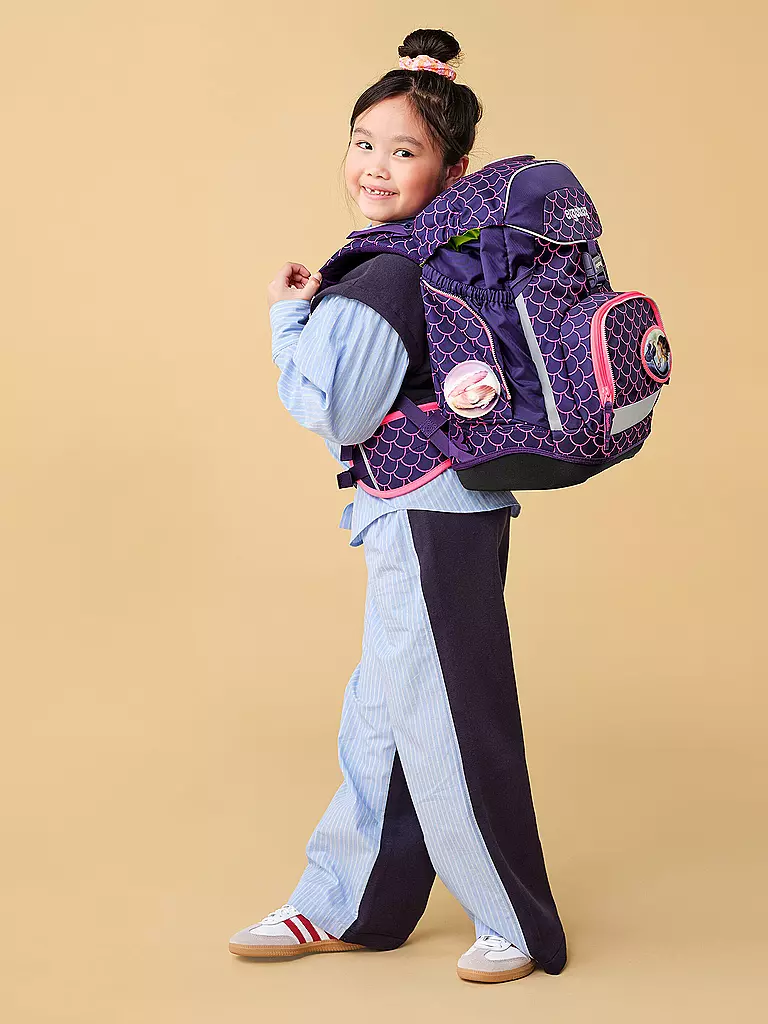 ERGOBAG | Set di zaini scolastici 6 pz. PACK PerlentauchBär | Lilla