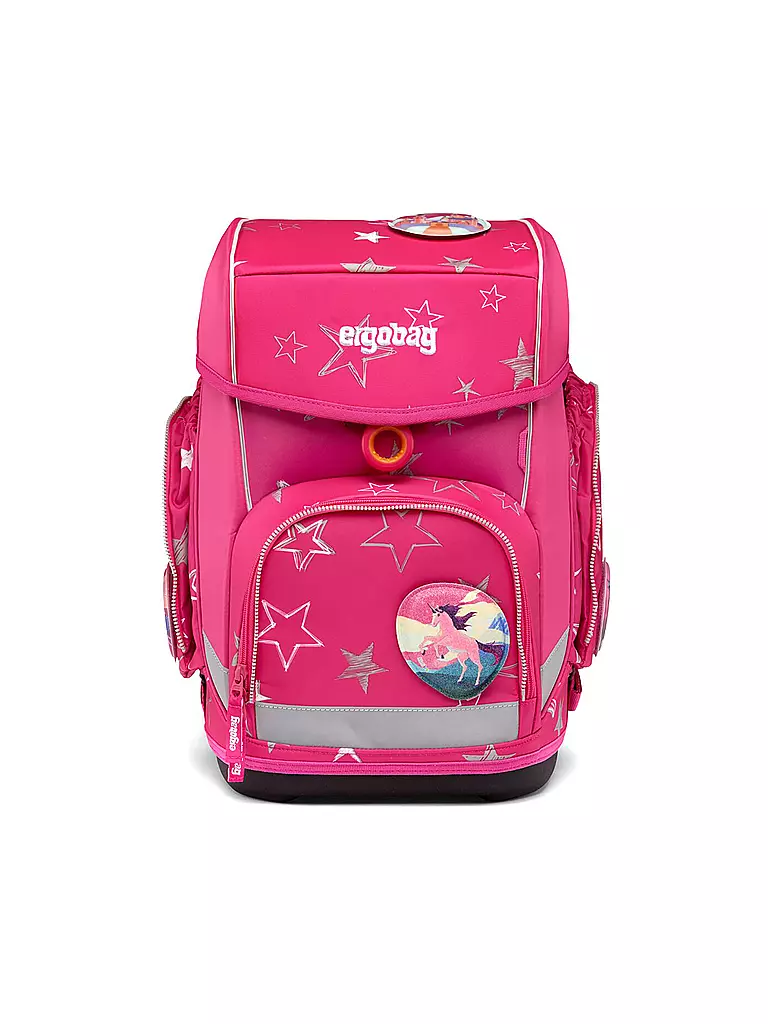 ERGOBAG | Set di zaini scolastici Cubo 5 pz. SternzauBär | Fucsia