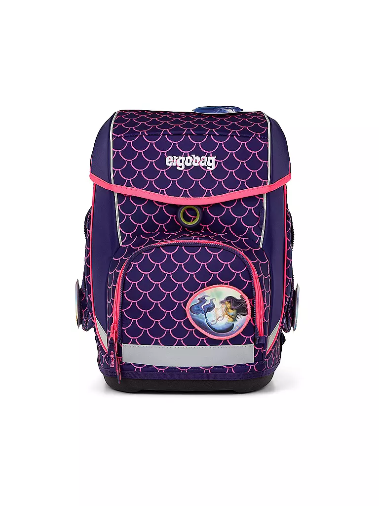 ERGOBAG | Set di zaini scolastici CUBO da 5 pezzi | Lilla