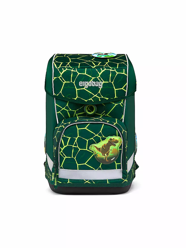 ERGOBAG | Set di zaini scolastici Cubo Light 6 pz. BärRex | Verde scuro