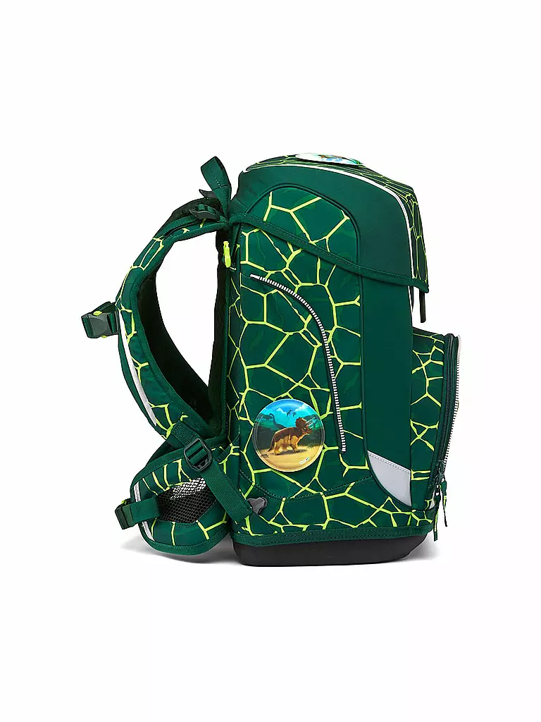 ERGOBAG | Set di zaini scolastici Cubo Light 6 pz. BärRex | Verde scuro