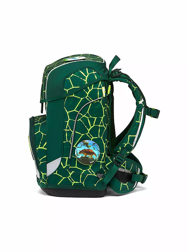 ERGOBAG | Set di zaini scolastici Cubo Light 6 pz. BärRex | Verde scuro
