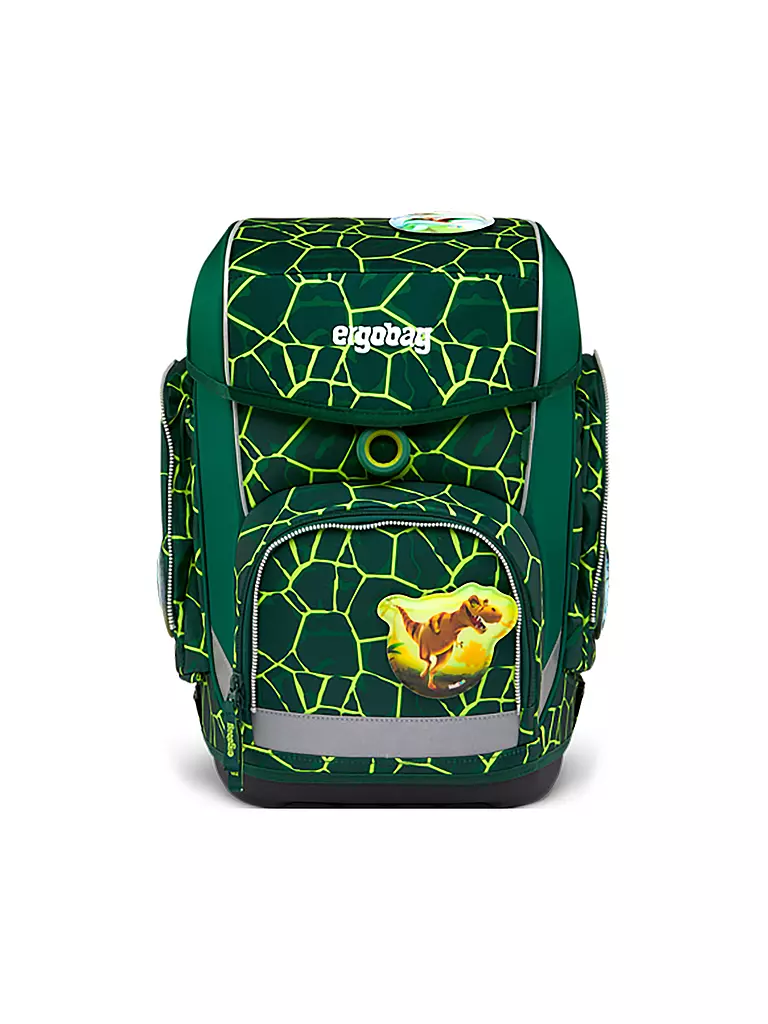ERGOBAG | Set di zaini scolastici da 5 pezzi CUBO - BärRex | Verde scuro