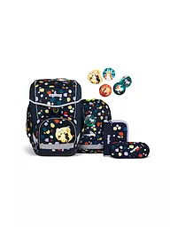 ERGOBAG | Set di zaini scolastici 5 pz. CUBO - VoltiBär | Blu scuro