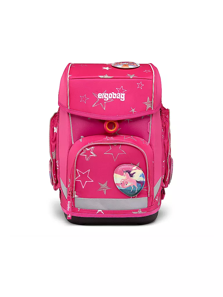 ERGOBAG | Set di zaini scolastici da 5 pezzi CUBO - SternzaubBÄr | Fucsia