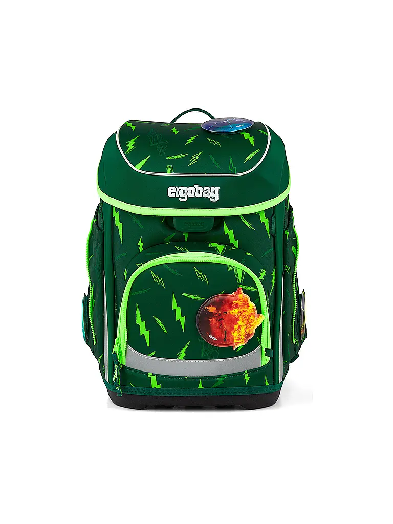 ERGOBAG | Set di zaini scolastici da 5 pezzi CUBO Bärtastisch 2026 | Verde scuro