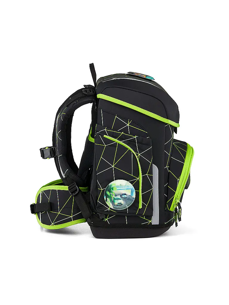ERGOBAG | Set di zaini scolastici da 5 pezzi CUBO CyBär Race 2026 | Nero