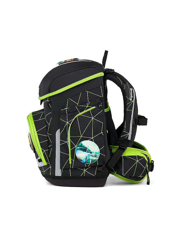 ERGOBAG | Set di zaini scolastici da 5 pezzi CUBO CyBär Race 2026 | Nero