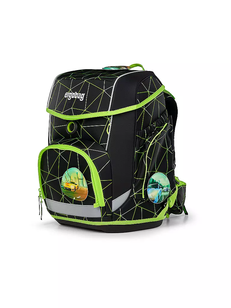 ERGOBAG | Set di zaini scolastici da 5 pezzi CUBO CyBär Race |