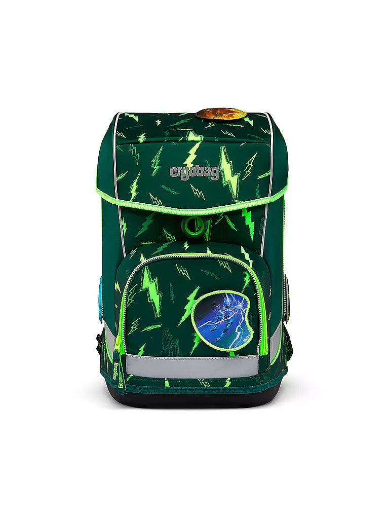 ERGOBAG | Set di zaini scolastici da 5 pezzi Cubo Light - Bärtastisch | Verde
