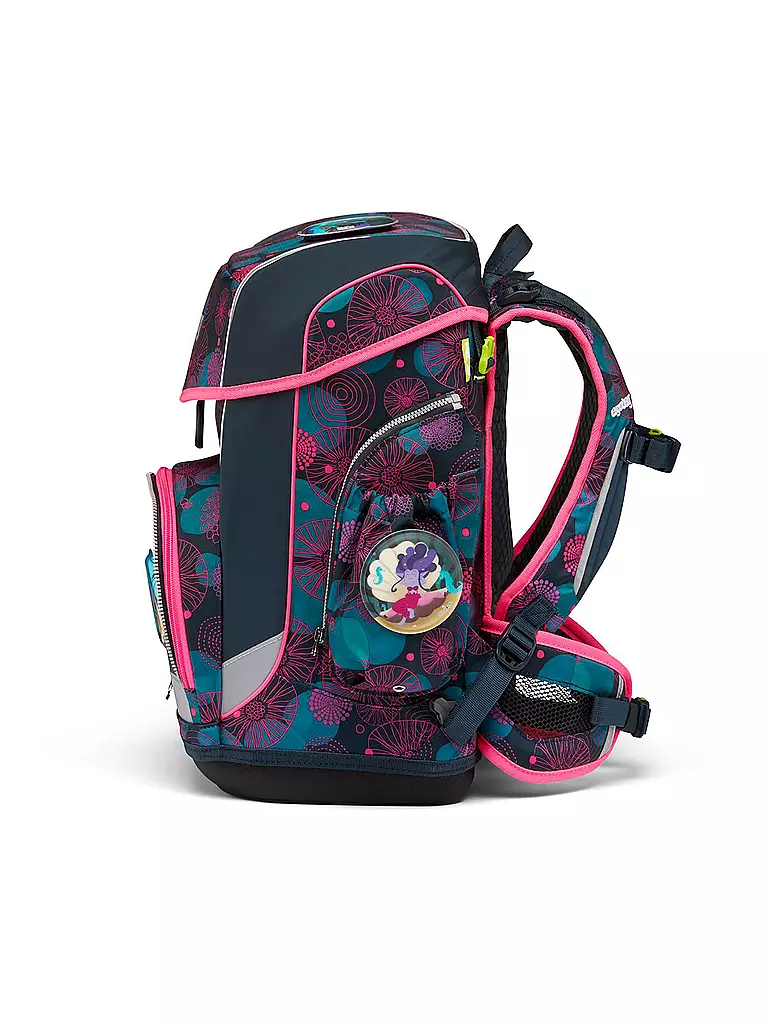 ERGOBAG | Set di zaini scolastici da 5 pezzi Cubo Light - KorallBär | Blu scuro