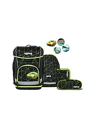 ERGOBAG | Set di zaini scolastici da 5 pezzi CUBO LIGHT 2026 | Nero