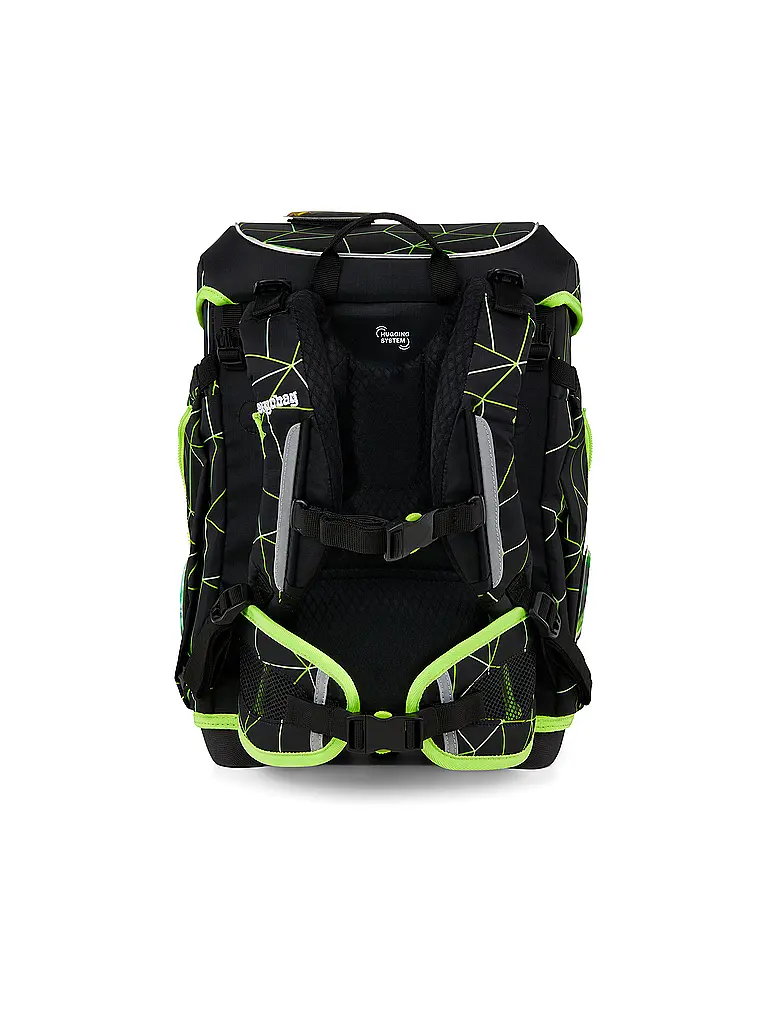 ERGOBAG | Set di zaini scolastici da 5 pezzi CUBO LIGHT 2026 | Nero