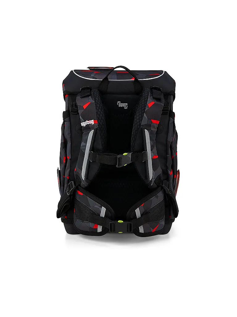 ERGOBAG | Set di zaini scolastici da 5 pezzi CUBO LIGHT 2026 | Nero