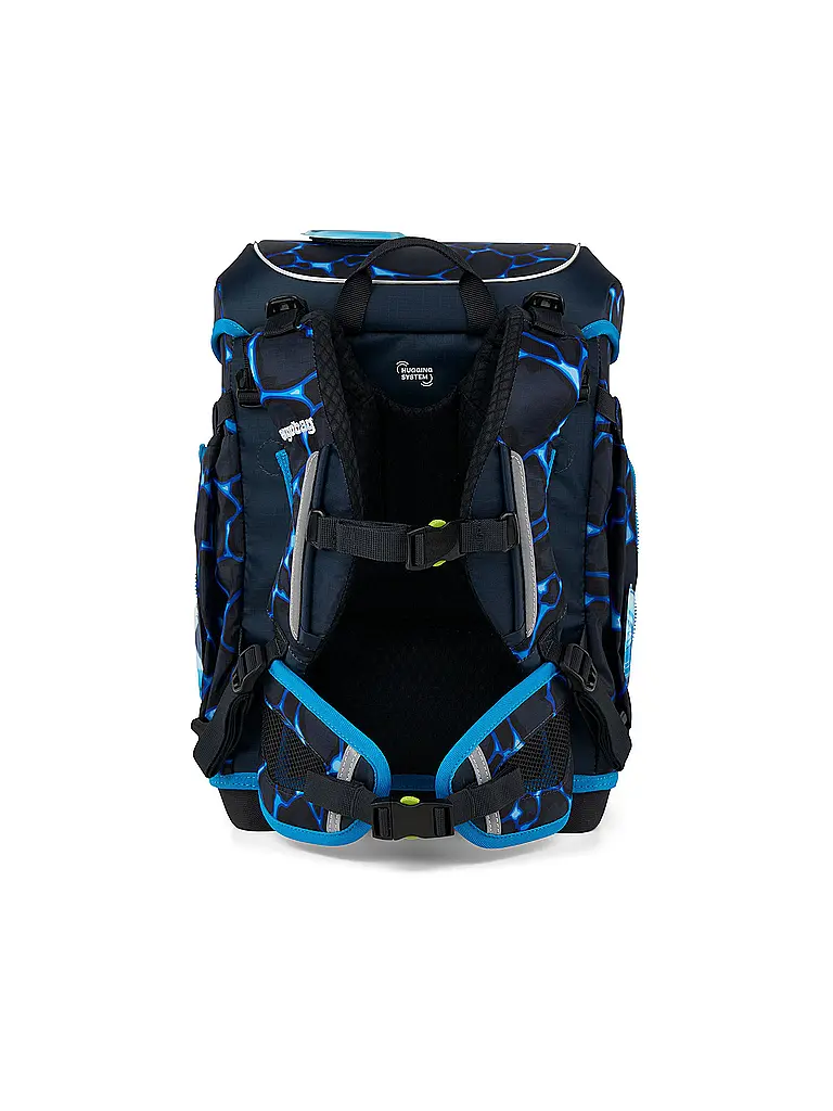 ERGOBAG | Set di zaini scolastici da 5 pezzi CUBO LIGHT Bärassic Garden | Nero