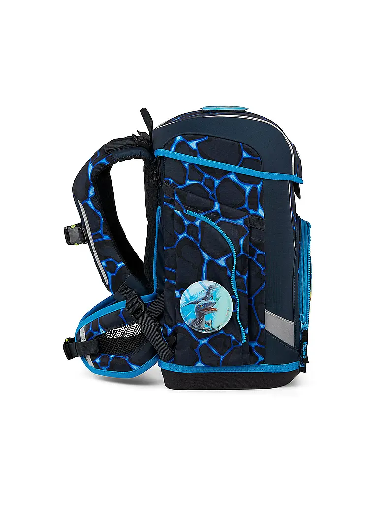 ERGOBAG | Set di zaini scolastici da 5 pezzi CUBO LIGHT Bärassic Garden | Nero