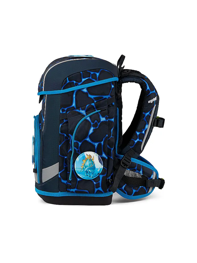 ERGOBAG | Set di zaini scolastici da 5 pezzi CUBO LIGHT Bärassic Garden | Nero