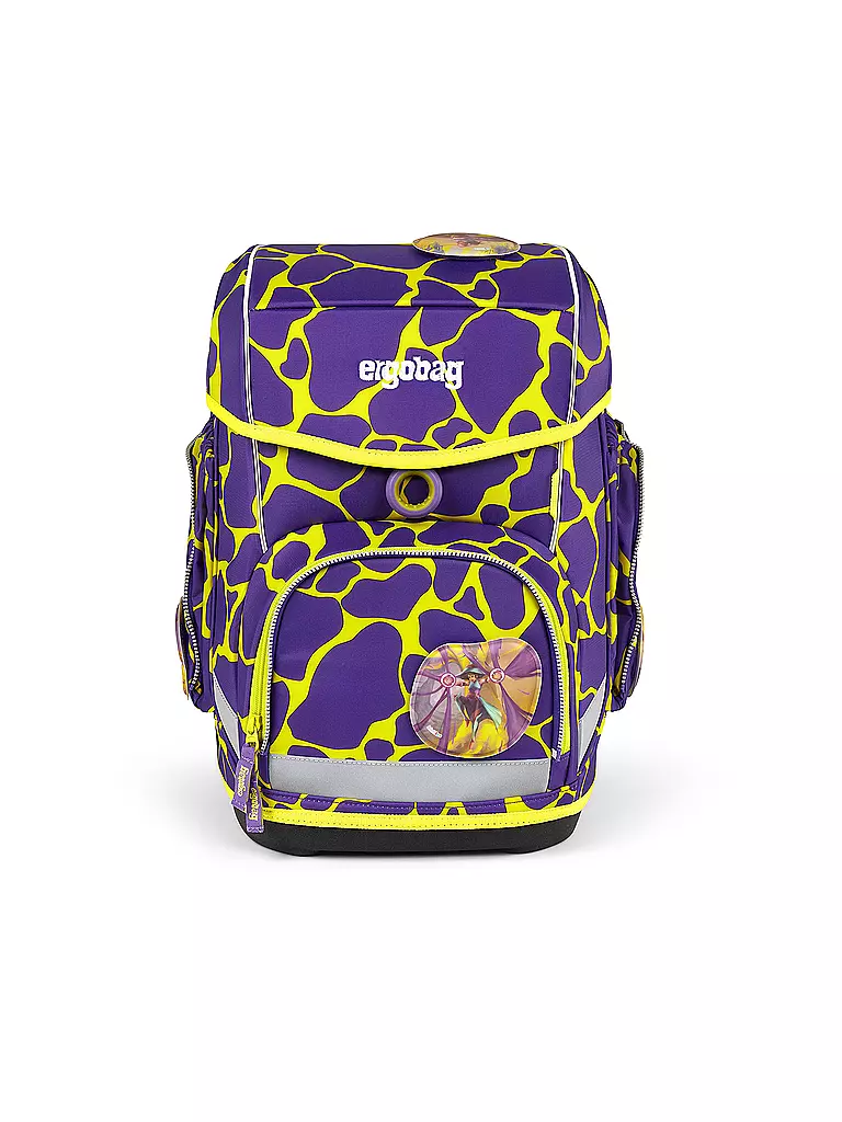 ERGOBAG | Set di zaini scolastici da 5 pezzi CUBO Lumi SuBärkraft | Lilla