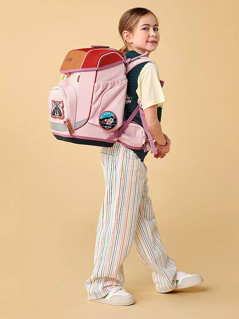 ERGOBAG | Set di zaini scolastici da 5 pezzi CUBO PfadfindBär | Multicolore