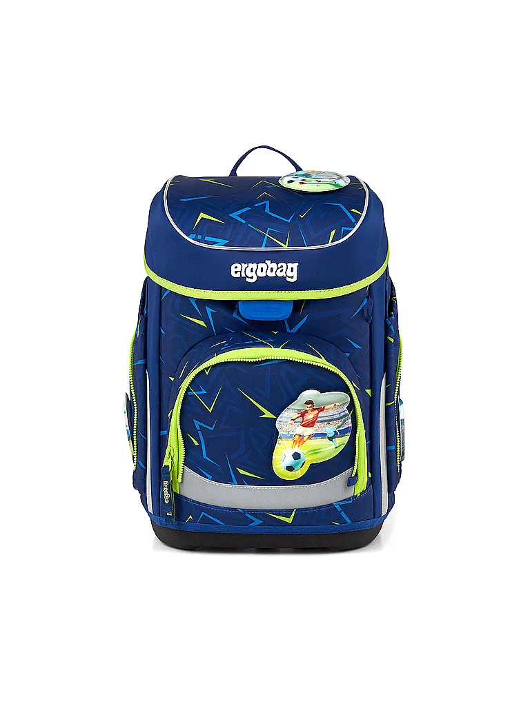 ERGOBAG | Set di zaini scolastici da 5 pezzi CUBO SpitzenreitBär 2026 | Blu scuro