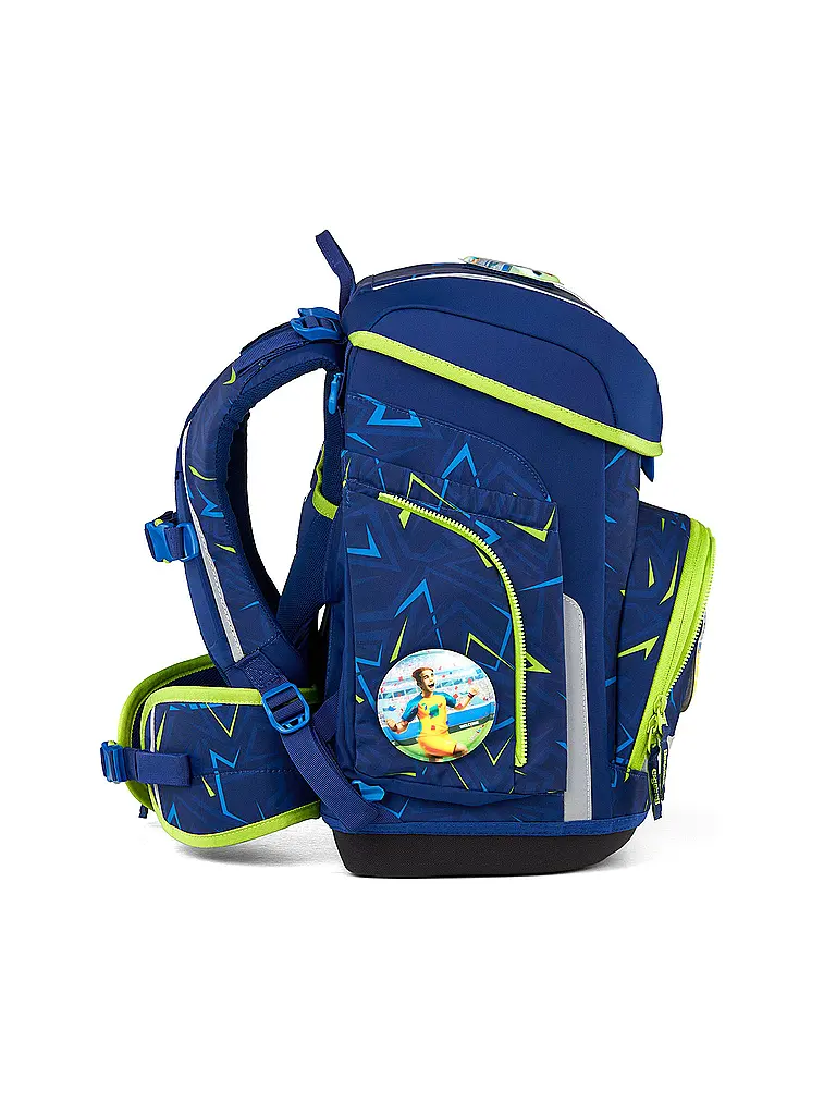 ERGOBAG | Set di zaini scolastici da 5 pezzi CUBO SpitzenreitBär 2026 | Blu scuro