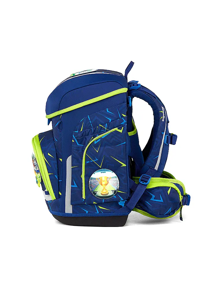 ERGOBAG | Set di zaini scolastici da 5 pezzi CUBO SpitzenreitBär 2026 | Blu scuro