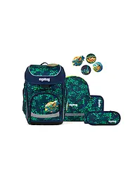 ERGOBAG | Set di zaini scolastici da 5 pezzi CUBO | Nero