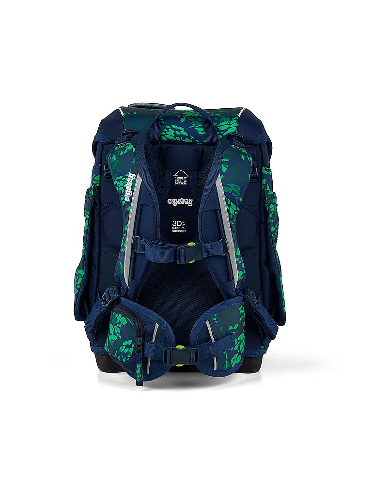 ERGOBAG | Set di zaini scolastici da 5 pezzi CUBO | Nero