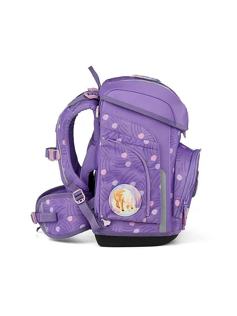 ERGOBAG | Set di zaini scolastici da 5 pezzi CUBO | Lilla