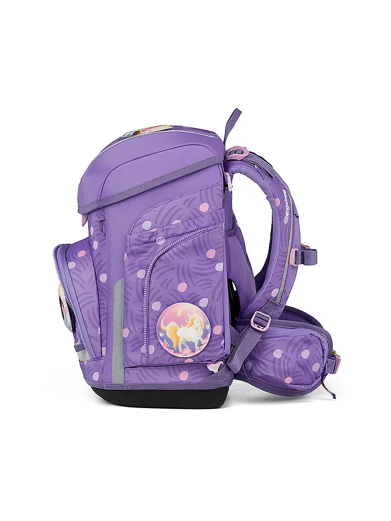 ERGOBAG | Set di zaini scolastici da 5 pezzi CUBO | Lilla