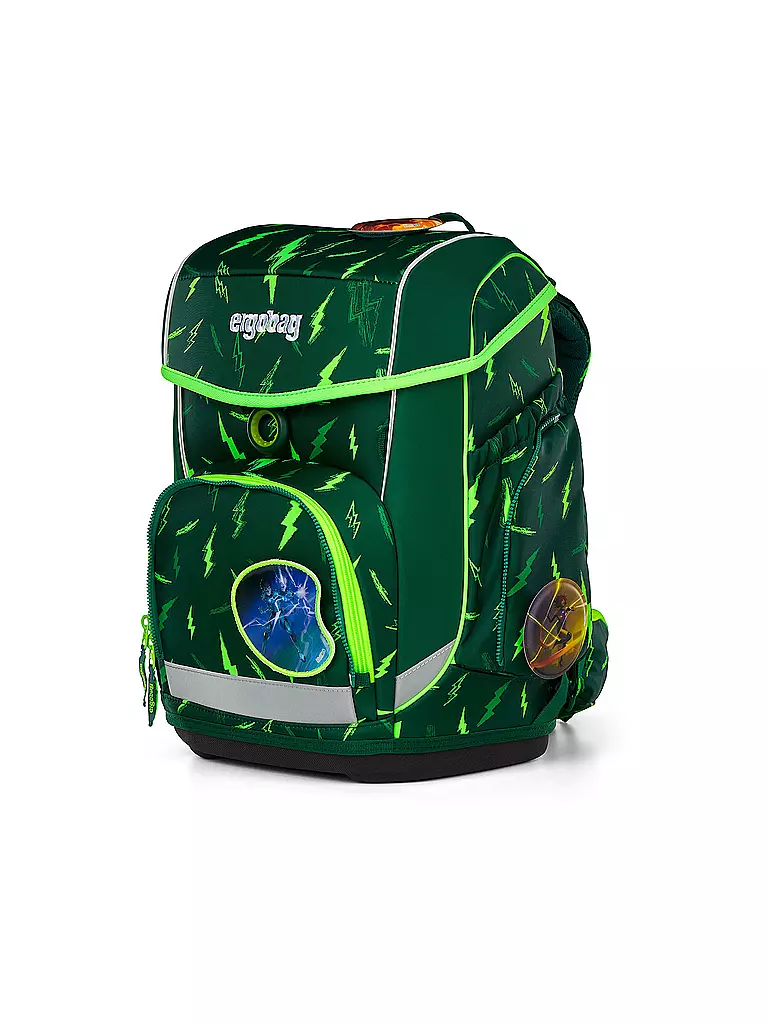 ERGOBAG | Set di zaini scolastici da 5 pezzi CUBO | Verde scuro