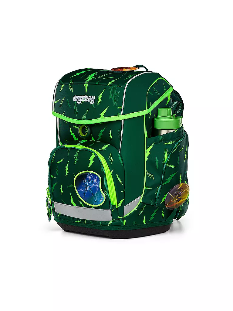 ERGOBAG | Set di zaini scolastici da 5 pezzi CUBO | Verde scuro