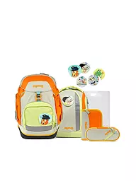 ERGOBAG | Set di zaini scolastici da 5 pezzi Pack Stadt Bärwohner | Grigio chiaro