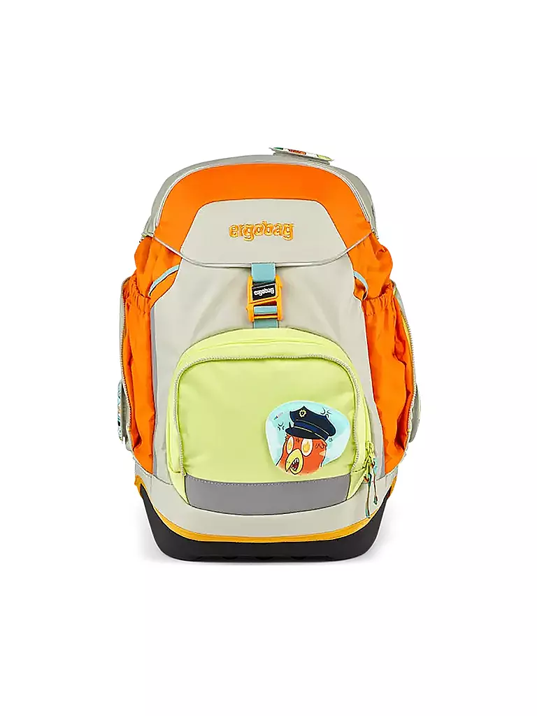 ERGOBAG | Set di zaini scolastici da 5 pezzi Pack Stadt Bärwohner | Grigio chiaro