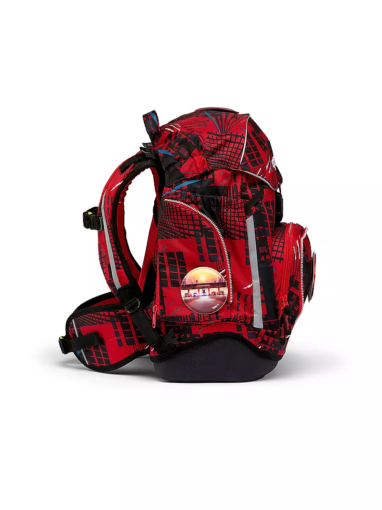ERGOBAG | Set di zaini scolastici da 6 pezzi - AlarmBäreitschaft | Rosso