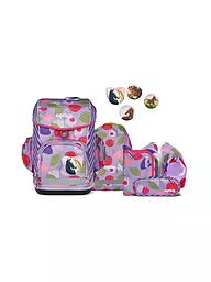 ERGOBAG | Set di zaini scolastici da 6 pezzi CUBO LIGHT BlütenzauBär | Lilla