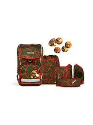 ERGOBAG | Set di zaini scolastici 6 pz. CUBO Light Lumi - SuBärkraft | Oliva
