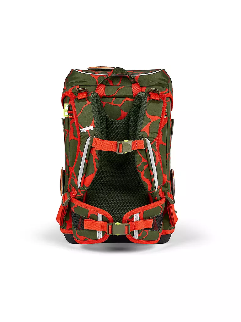 ERGOBAG | Set di zaini scolastici da 6 pezzi CUBO Light Lumi - FeuerspeiBär | Oliva