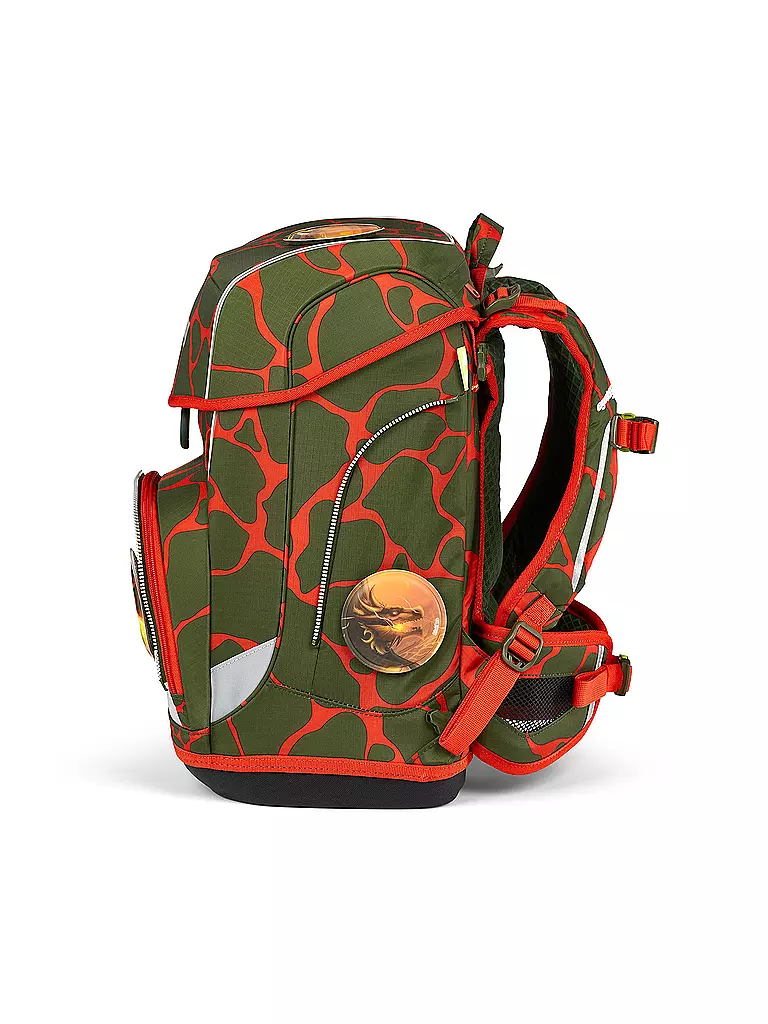 ERGOBAG | Set di zaini scolastici da 6 pezzi CUBO Light Lumi - FeuerspeiBär | Oliva