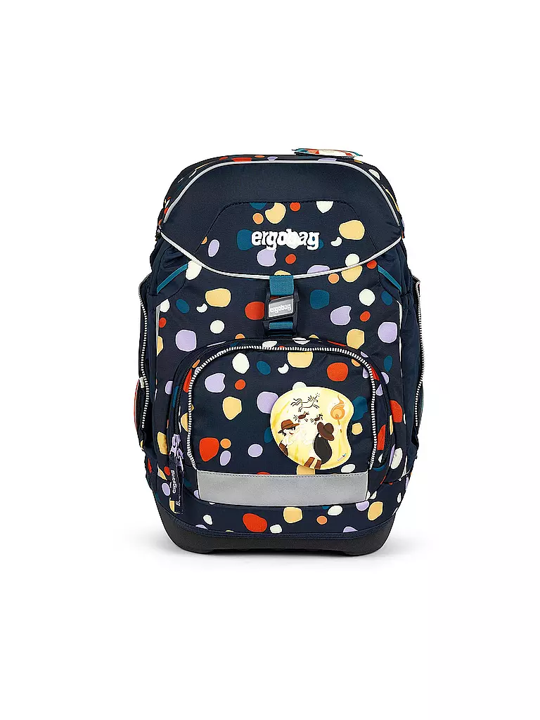 ERGOBAG | Set di zaini scolastici da 6 pezzi PACK Bärensteinhöhle | Blu scuro