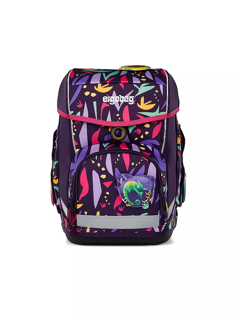 ERGOBAG | Set di zaino scolastico 5 pz. AmBärzonas CUBO Neo | Lilla