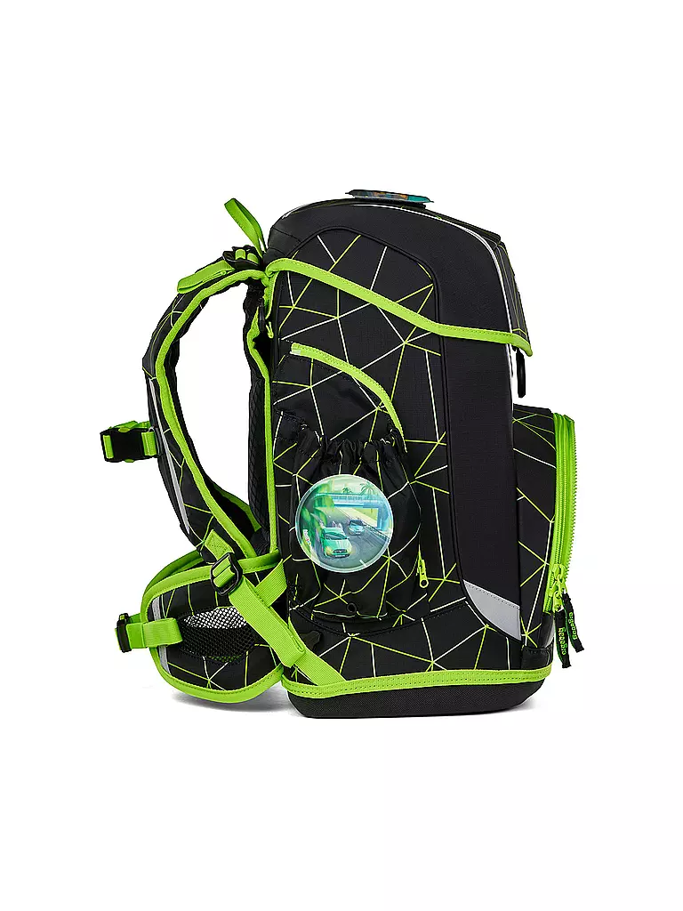 ERGOBAG | Set di zaino scolastico 5 pz. CUBO LIGHT CyBär Race |