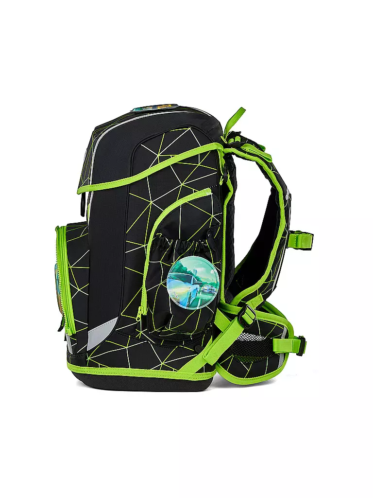 ERGOBAG | Set di zaino scolastico 5 pz. CUBO LIGHT CyBär Race |