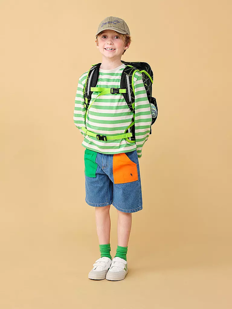 ERGOBAG | Set di zaino scolastico 5 pz. CUBO LIGHT CyBär Race |