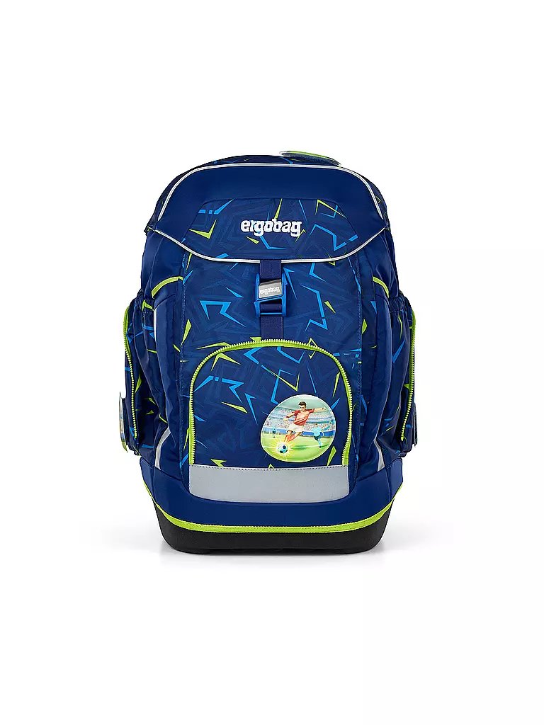 ERGOBAG | Set di zaino scolastico 6 pz. MAXI SpitzenbreitBär | Blu scuro