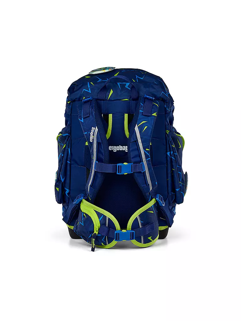 ERGOBAG | Set di zaino scolastico 6 pz. MAXI SpitzenbreitBär | Blu scuro