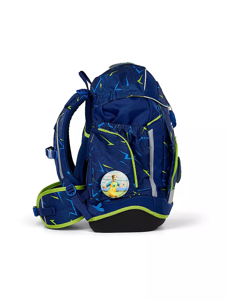 ERGOBAG | Set di zaino scolastico 6 pz. MAXI SpitzenbreitBär | Blu scuro