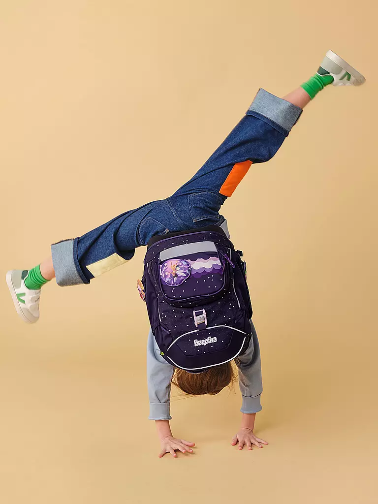 ERGOBAG | Set di zaino scolastico 6 pz. Orso osservatore di stelle |