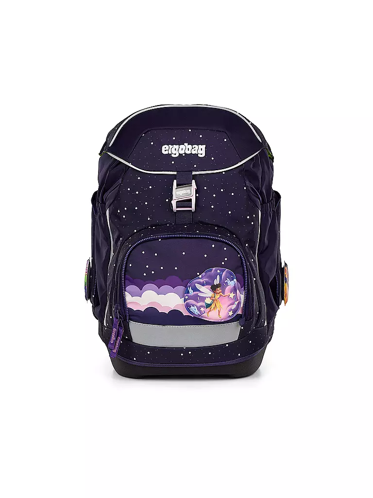 ERGOBAG | Set di zaino scolastico 6 pz. Orso osservatore di stelle | Blu scuro
